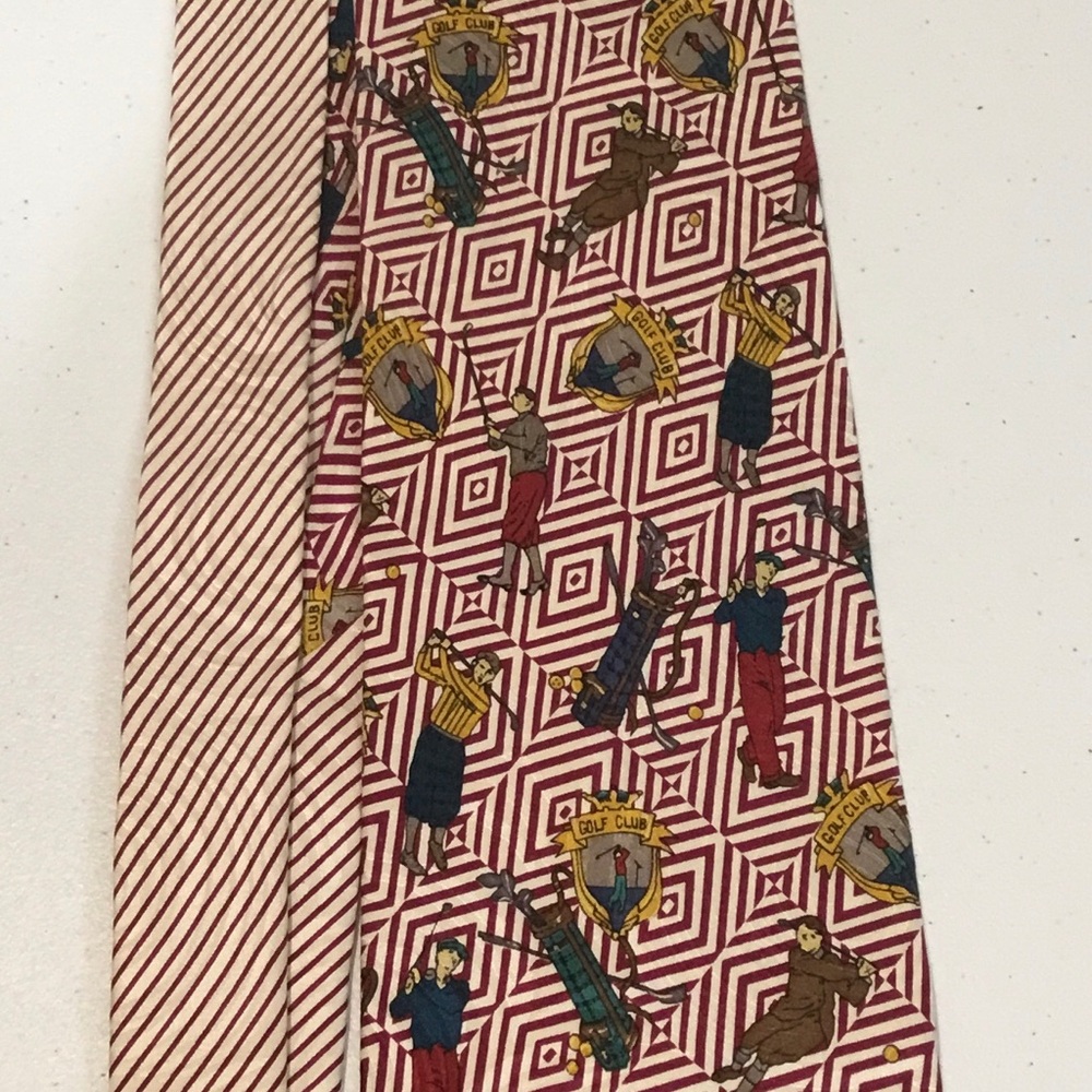 Vintage Golf Magazine Men’s golf Neck tie 100% silk - Picture 2 of 7